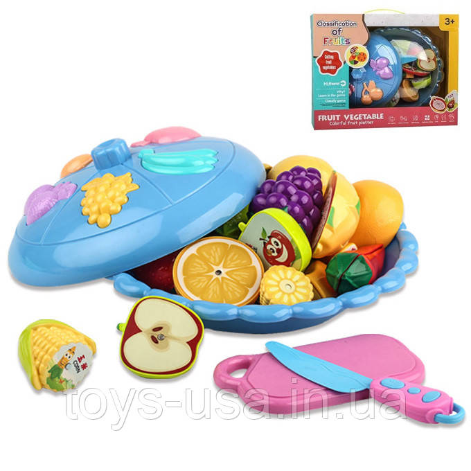 Ігровий набір "овочі та фрукти на магнітах" арт. MDX 130 B, фото 1