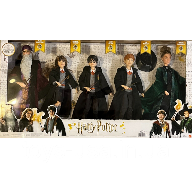 Набір Гаррі Поттер Гаррі Герміона, Рон Візлі, Мінервуа Альбуса Harry Dumbledore McGonagall Ron Hermione