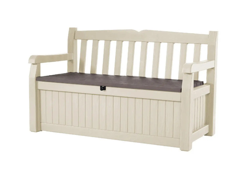 Лава-скриня Keter Eden Garden Bench 265 л. 230398 для зберігання бежева (183978)