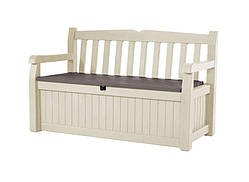 Лава-скриня Keter Eden Garden Bench 265 л. 230398 для зберігання бежева (183978)