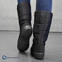 Жіночі дутики-чоботи на хутрі, фото 3