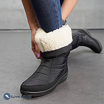 Жіночі дутики-чоботи на хутрі, фото 5