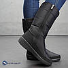 Жіночі чоботи з нейлону на хутрі, фото 7