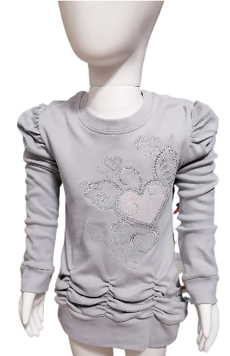 Кофта для дівчинки Primax 104,110 см сіра (091)