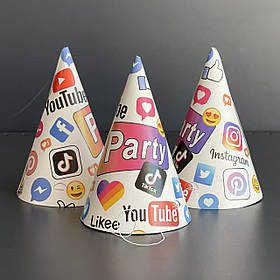 Ковпак святковий "Соц мережі", Колпак "Соц сети"