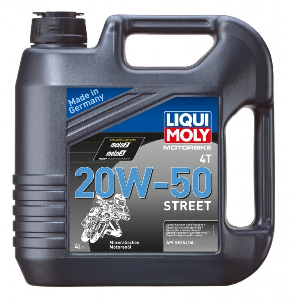 Моторна олива Liqui Moly мінеральна 20W50 Street 4 л