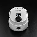Білий професійний фрезер Мокс X550 на 70 Вт. - 50000 об./хв. для манікюру та педикюру, фото 2