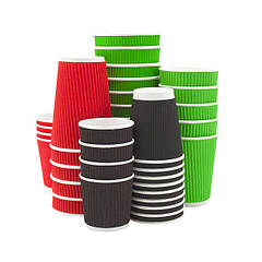 Гофровані стакани