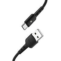 Кабель Usb Type-C HOCO X30 Star 3A 1.2m (круглий) Black