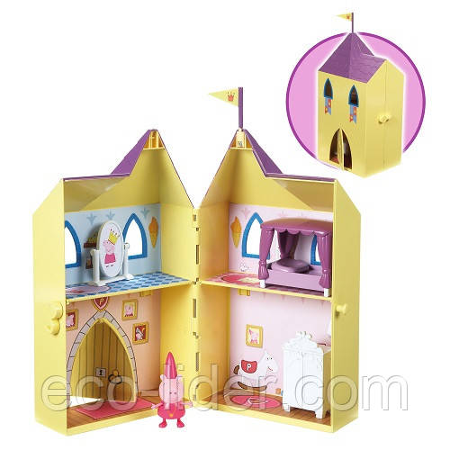 Ігровий набір Peppa серії "Принцеса"- ЗАМОК ПЕППЫ (замок з меблями, фігурка Пеппы)
