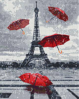 Алмазная мозаика Дождливый Париж 40x50 Картины стразами на подрамнике Brushme DBS1022
