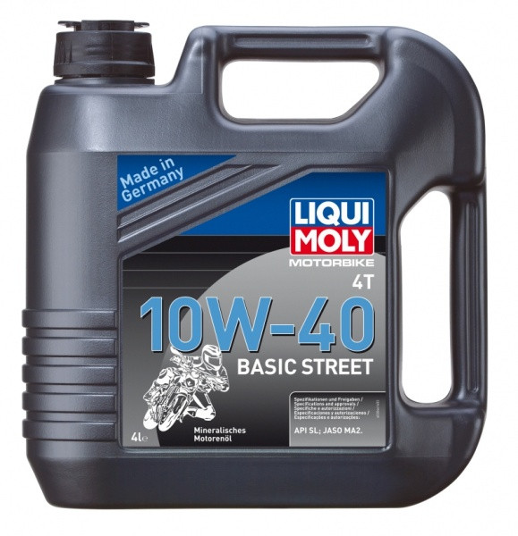 Моторна олива Liqui Moly мінеральна 10W40 Basic Street 4 л