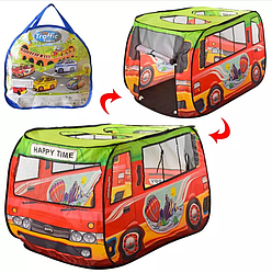 Дитячий ігровий намет "Автобус" MR-0028 122х64х64 см/Паличка-автобус
