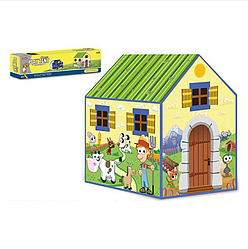 Дитячий ігровий намет "Домік - Ферма" MR-0701 100х95х75 см (будиночок-намет, ігровий будиночок)