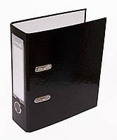 Папка-регистратор, А5, 70 мм, РР-покрытие, кармашек для этикетки Чорний