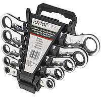 Набор накидных ключей с трещеткой (6-22 мм) 5 шт. Vorfal V08099
