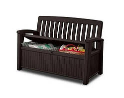 Лавка-ящик KETER для зберігання PATIO BENCH коричневий