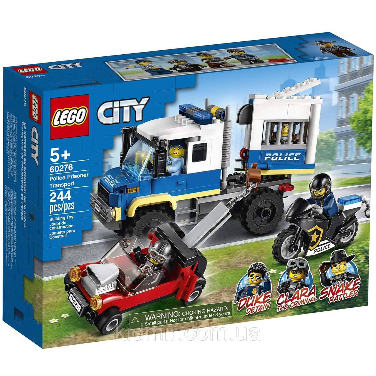 Конструктор LEGO City 60276 Транспорт для перевезення злочинців