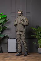 Тактичний водовідштовхуючий костюм Soft-Shell Олива