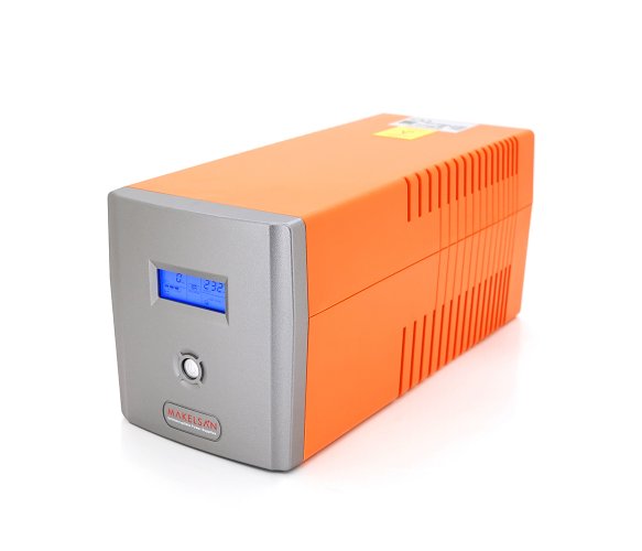 ДБЖ MAKELSAN Lion1500VA (900W) Standby-L, LCD, 170-280VAC, AVR 1st, 3xSCHUKO socket, 2x12V9Ah, Plastic Case