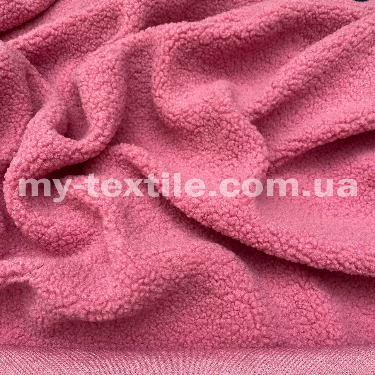Тканина хутро Тедді Баранчик 320 г/м2 Рожевий