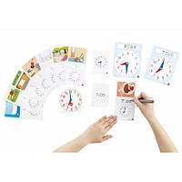 Обучающий набор с карточками "Все о часах и времени" EDX Education