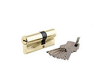 Дверной цилиндр (сердцевина) со смещением ключ\ключ 90мм(30х60мм) (ЦИНК) 5 профильных ключей