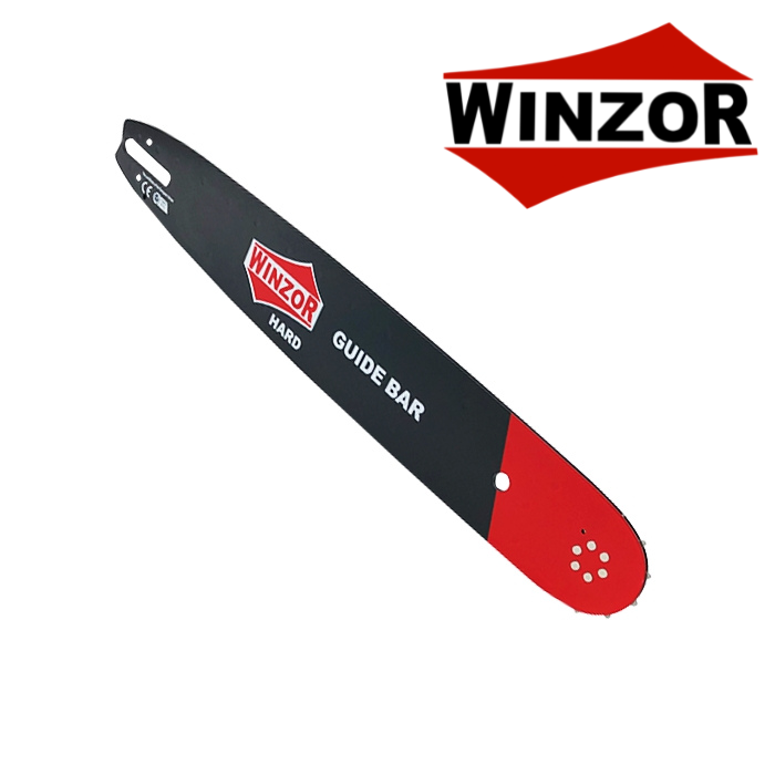 Шина для бензопилки 45 WINZOR HARD (18") 66 х 36 см, товщ. 1.6, 3/8 крок, 6 заклепки