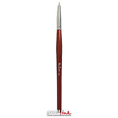 Пензель лайнер для тонких ліній Mett коричнева ручка (5 мм)