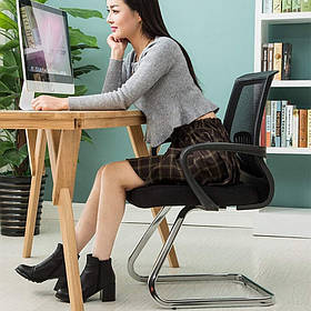 Конференційне для офісу та дому — АКЛАС Ларк, чорного кольору, макс. навантаження 120 кг