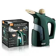 Ручний вертикальний відпарювач для одягу із мірною чашею для води на 800 Вт RAF R.1161 Зелений, фото 5