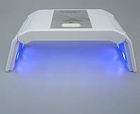 Портативна акумуляторна лампа UV/LED для сушіння нігтів BQ-3T, Біла