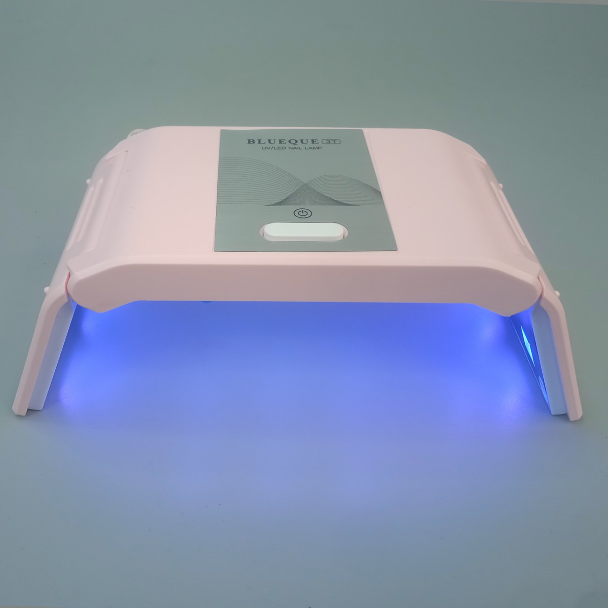 Портативна акумуляторна лампа UV/LED для сушіння нігтів BQ-3T, Рожева, фото 1