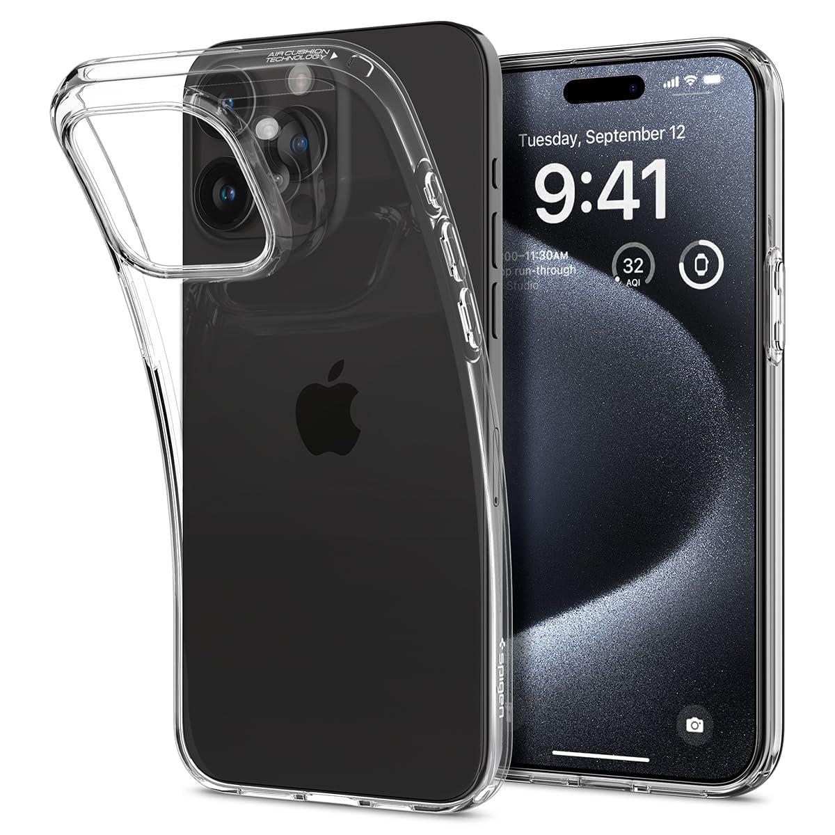 Чохол Spigen для iPhone 15 Pro - Liquid Crystal, Crystal Clear (ACS06699)