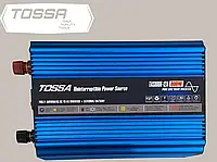 Инвертор 12-220V преобразователь напряжения чистый синус 800W Tossa TAS800R-12X, 2 USB с функцией UPS