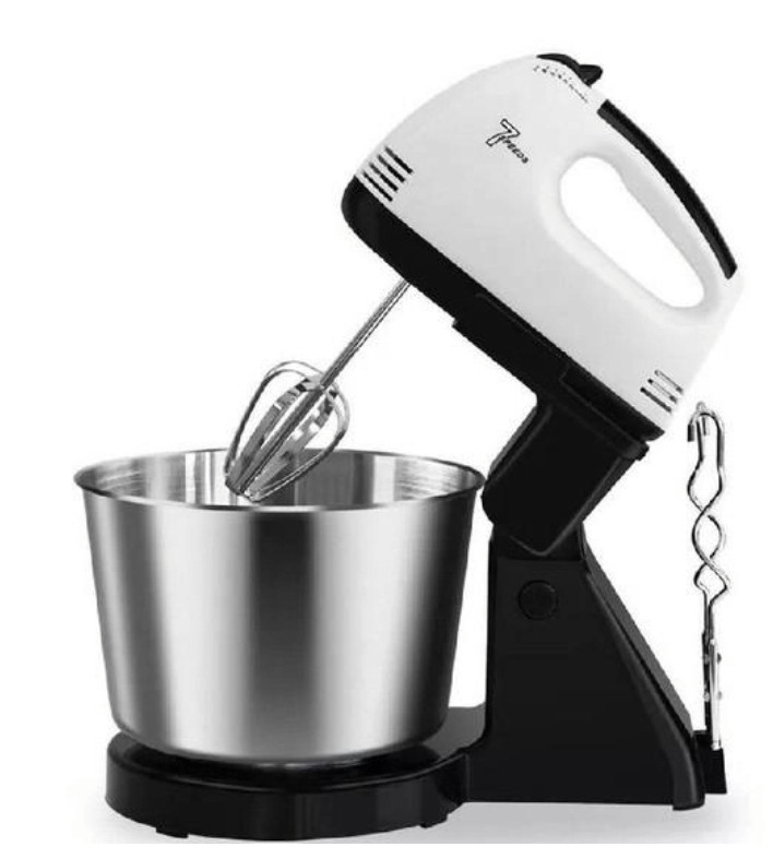 Стаціонарний міксер ручний RAF R.6637 W кухонний 2 л 250 Вт Білий, фото 1