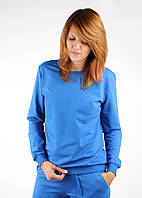 Свитшот женский пуловер голубой M (739259), L (739260), XL (739261), 2XL (739262) / 2XL