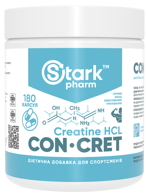 Креатин Stark Pharm — CON-CRET Big Caps 750 мг (180 капсул)