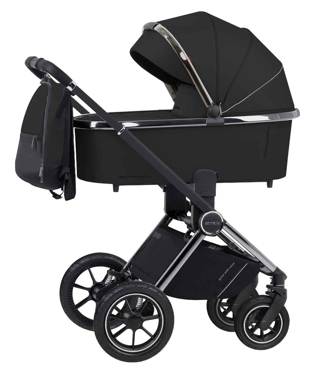 Універсальна коляска 2 в 1 CARRELLO Ultimo AIR CRL-6516 Sable Black Чорна