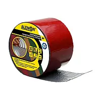 Бутилкаучуковая фольгированная герметизирующая лента Аленор BF - 100 мм*10 м (красная)