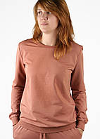 Свитшот женский пуловер коричневый M (739266), L (739267), XL (739268), 2XL (739269) / 2XL
