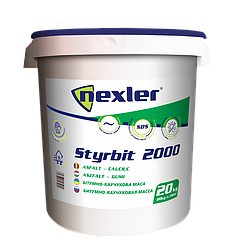 Клей-мастика гідроізоляція Izolex STYRBIT 2000 20 кг