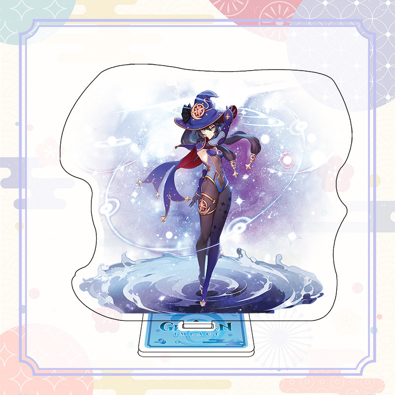 Одношарова акрилова фігурка Genshin Impact Геншин Імпакт Mona Мона 15 см, фото 1