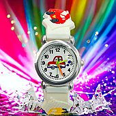 Класичний дитячий годинник машинки watch_cars_white ZEGARKI_wks ZEGAREK_AUTA_BIA ⁇ Y/55905398038190