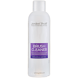 Рідина для очищення кистей Jerden Proff BRUSH CLEANER, 200 мл