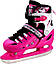 Ролики-ковзани 2 в 1 Scale Sport Pink, розмір 34-37, фото 6