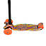 Самокат А 25597 /779-1340 MAXI "Best Scooter" пластмасовий, 4 колеса PU, СВІТЛО, трубка керма алюмінієва, d=12см, в коробці, фото 4