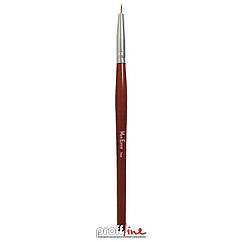 Пензель лайнер для тонких ліній Mett коричнева ручка (7 мм)