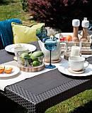 Комплект пластикових садових меблів зі штучного ротанга Keter Corfu Fiesta Set 223216 графіт/сірий, фото 2