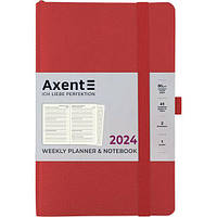 Еженедельник 2024 Axent Partner Soft Skin 8509-24, 125x195 мм, цвета в ассортименте